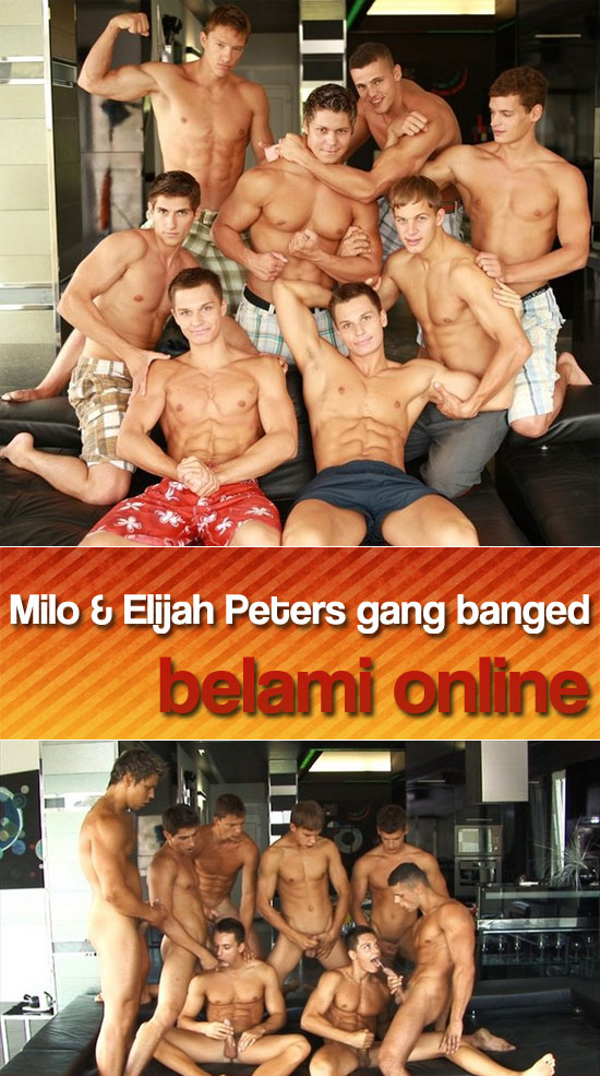 Milo and Elijah Peters in an orgy